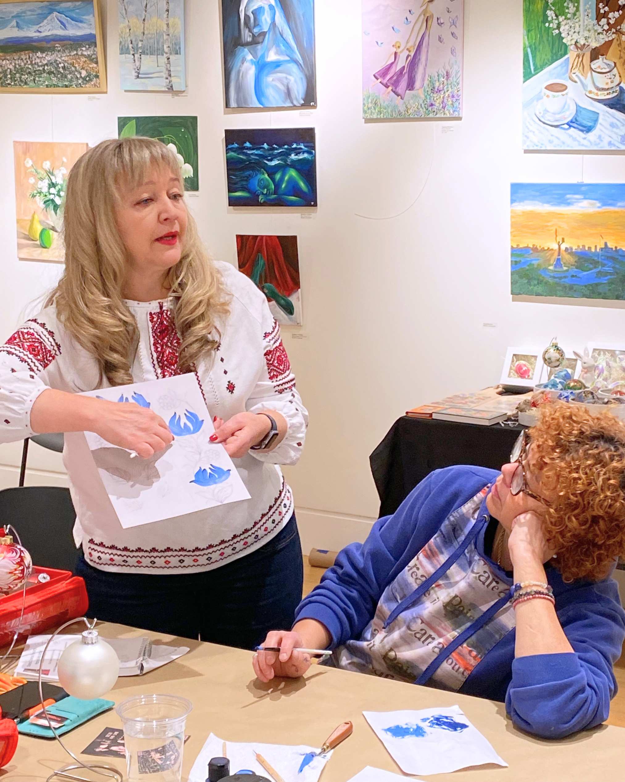 Petrykivka Christmas Ornament Workshop, Thursday, December 11, 2025